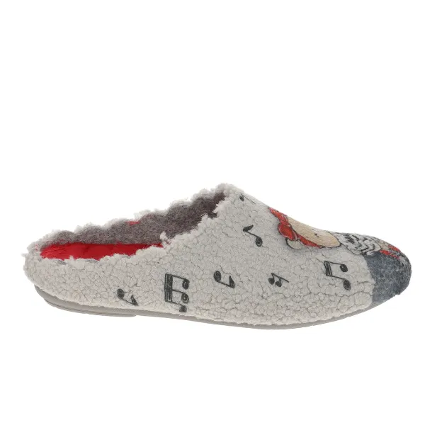 Sovella Women's Music Slipper Gray