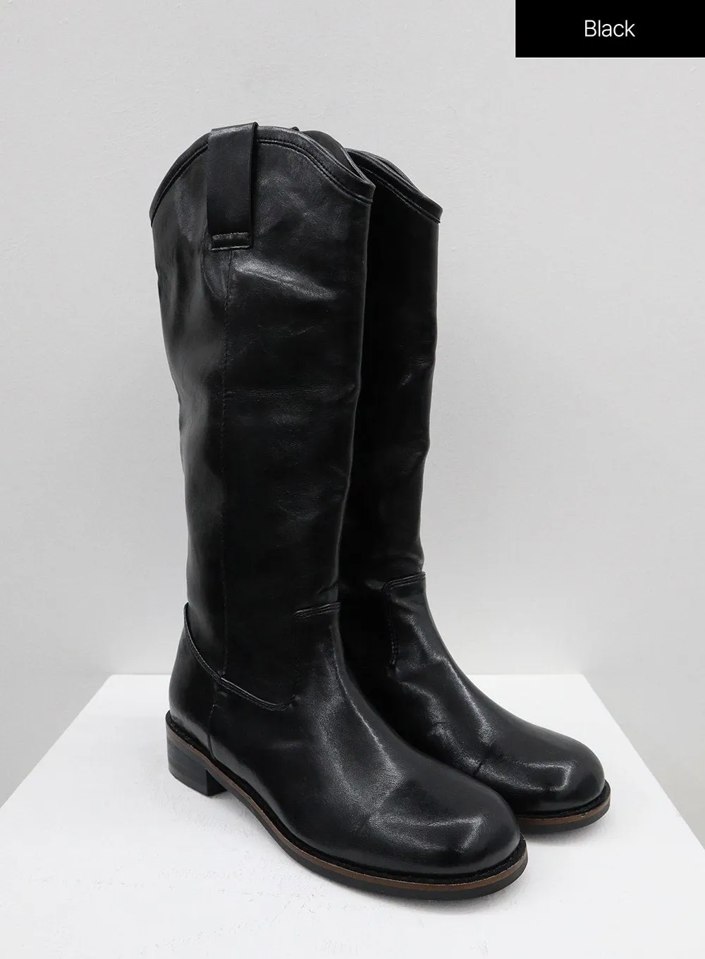 Suede Knee High Boots OF316