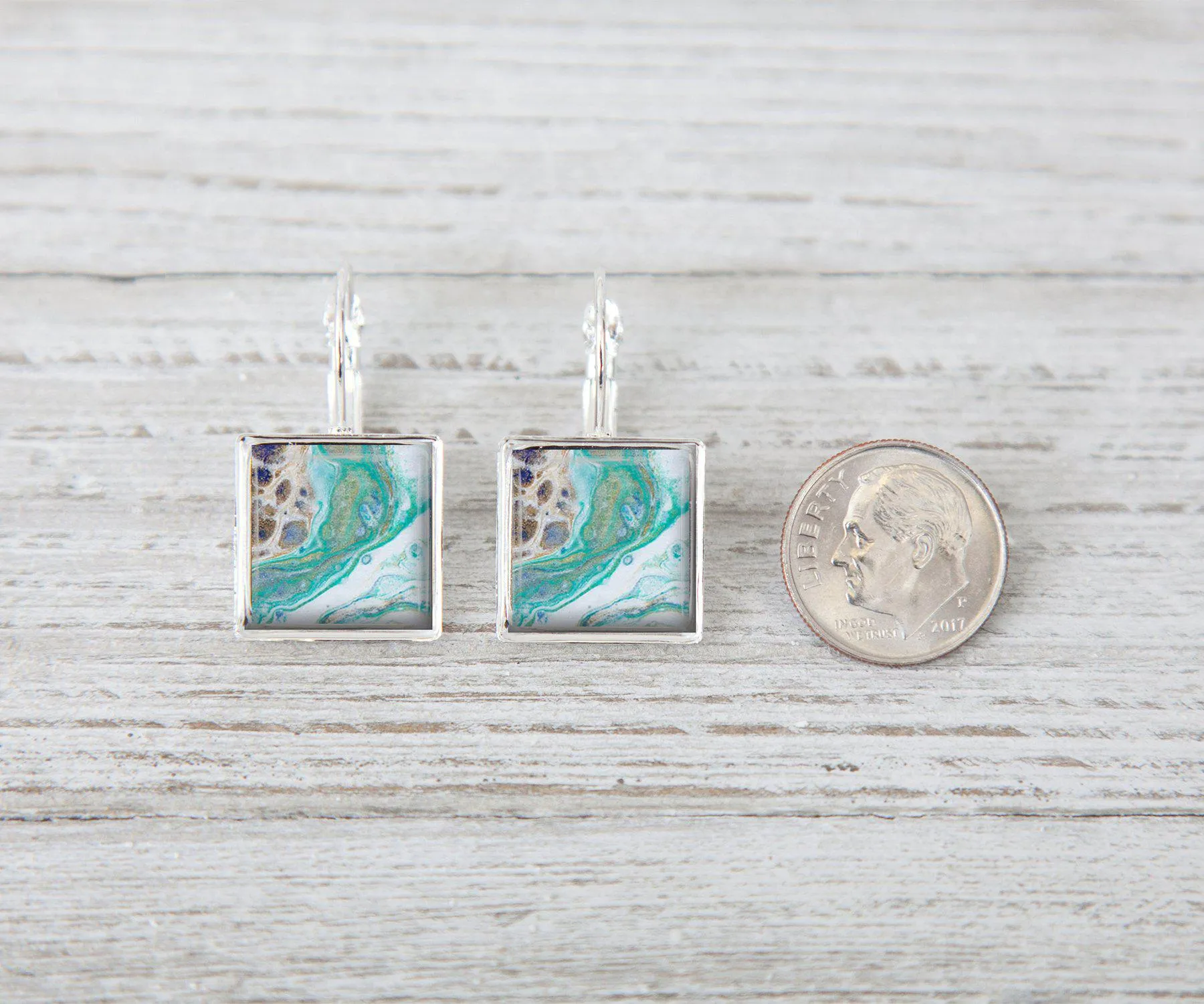 Surfside Square Dangle Earrings | Handmade Earrings