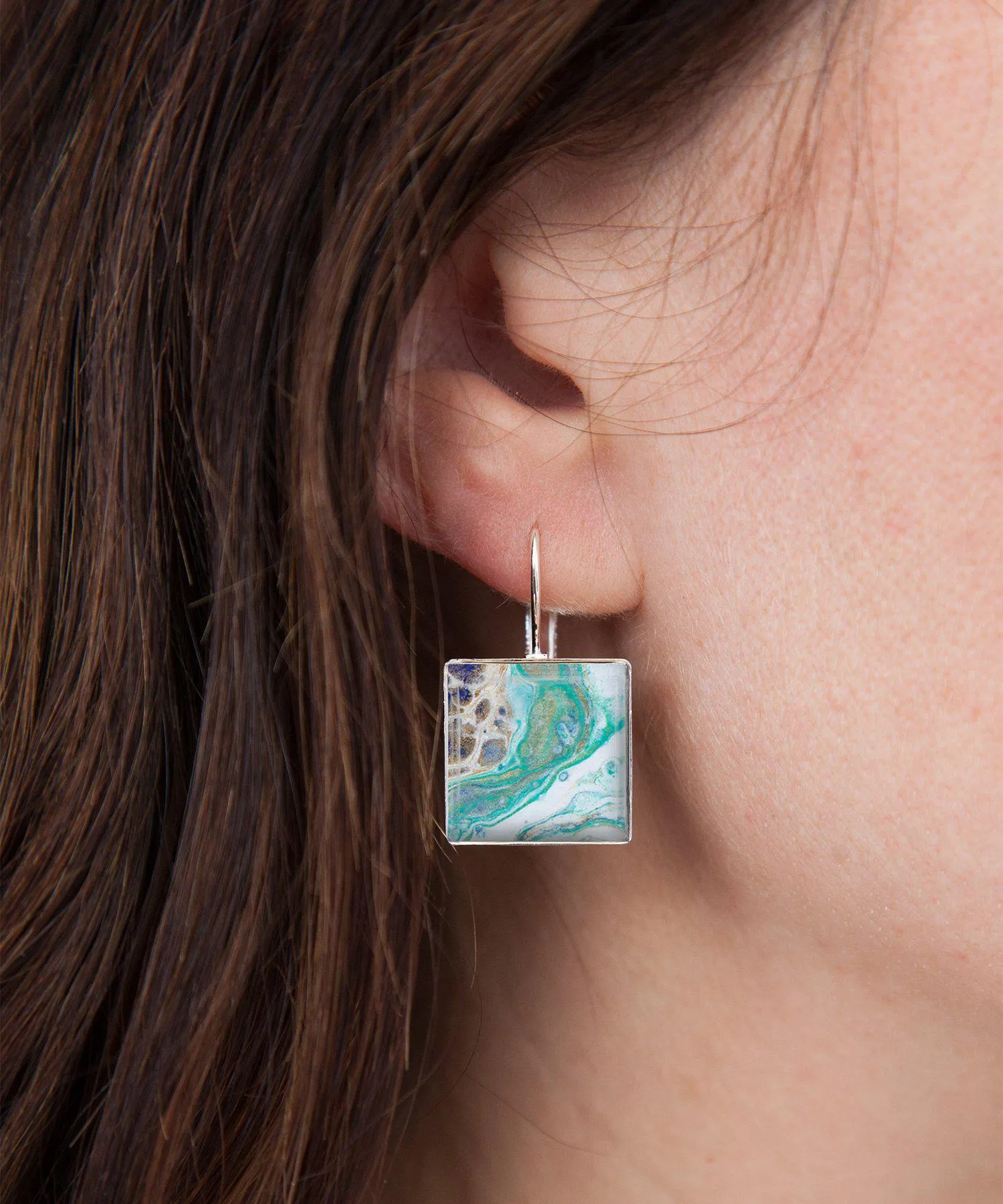 Surfside Square Dangle Earrings | Handmade Earrings