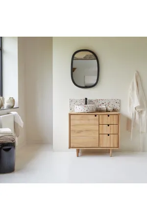 Teak Modern Minimalist Vanity Unit | Tikamoon Jonak