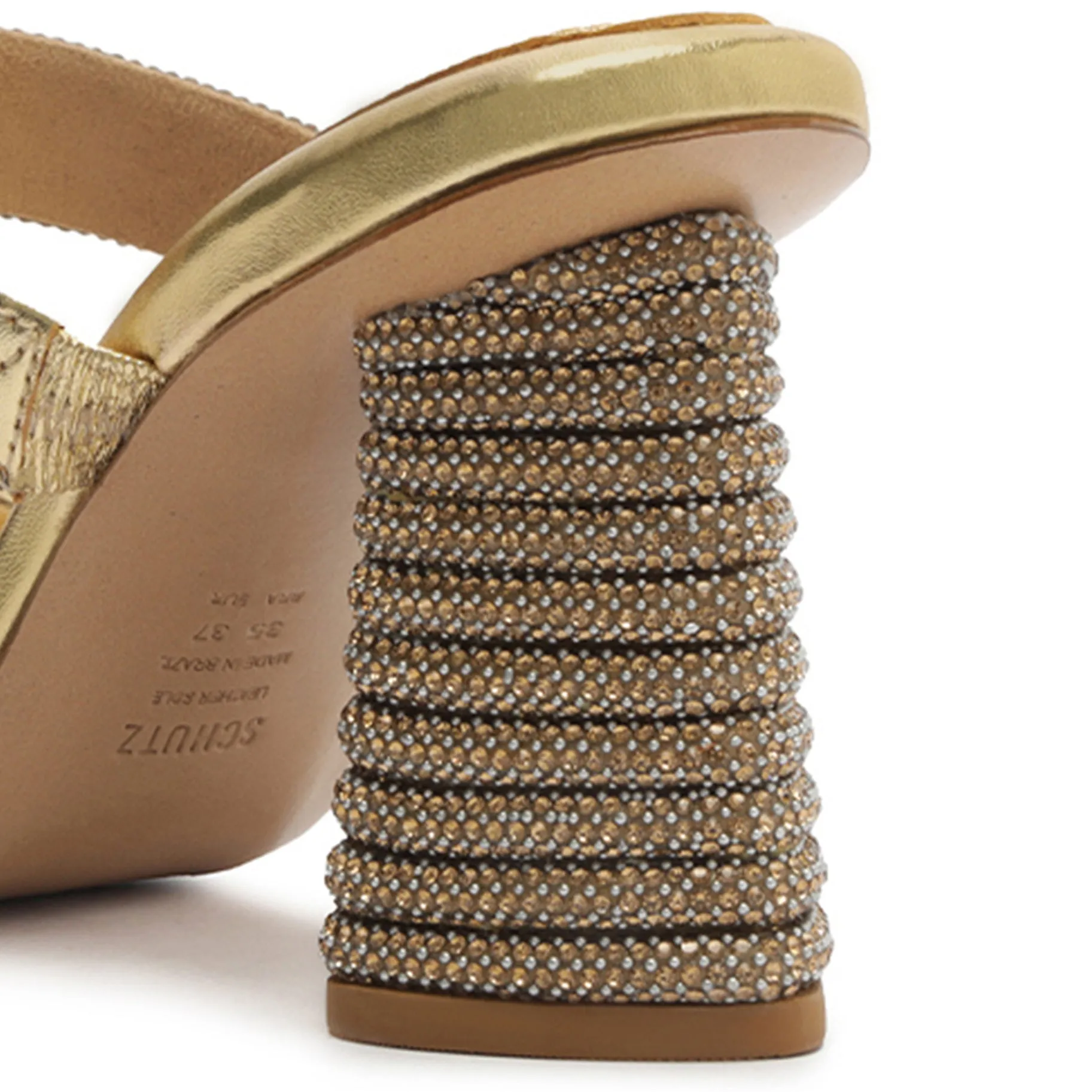 Tully Glam Metallic Nappa Leather Sandal