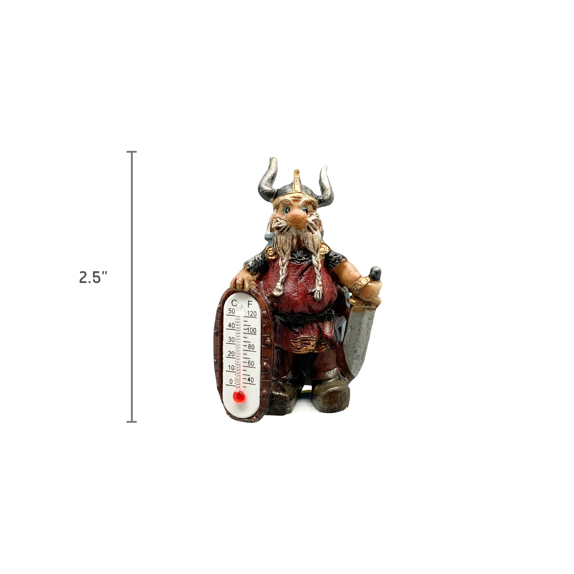 Viking Miniature Thermometer Gift Magnet