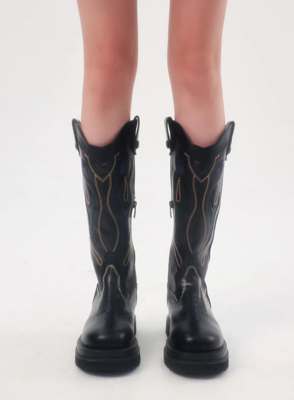 Western Knee High Boots IL306