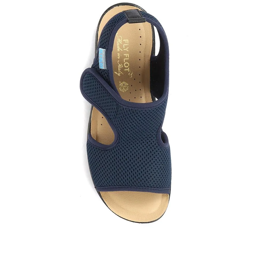 Wide Fit Touch-Fastening Sandals - FLY27017 / 312 035